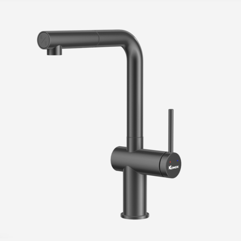 Vòi rửa bát Konox Stream Smart Gun Metal