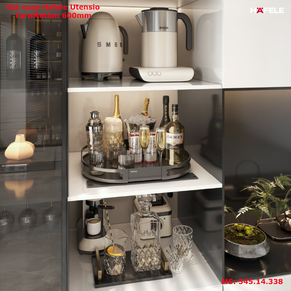 Khay xoay Hafele Utensio Turnmotion 545.14.338