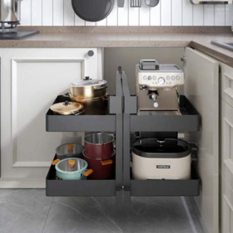 Rổ góc liên hoàn Hafele Utensio Plus CornerAgent 545.14.339