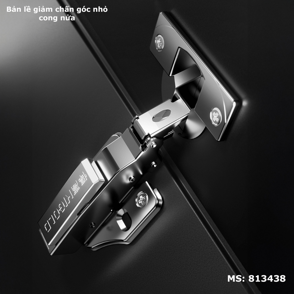 Bản lề giảm chấn góc nhỏ Higold cong 813438