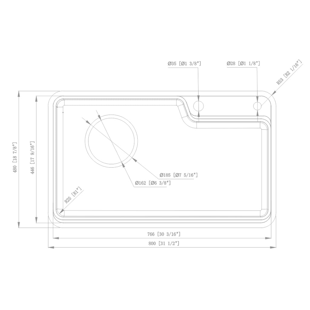 CHẬU RỬA BÁT MOONTOM M8048