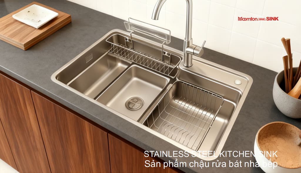 CHẬU RỬA BÁT MOONTOM M8048