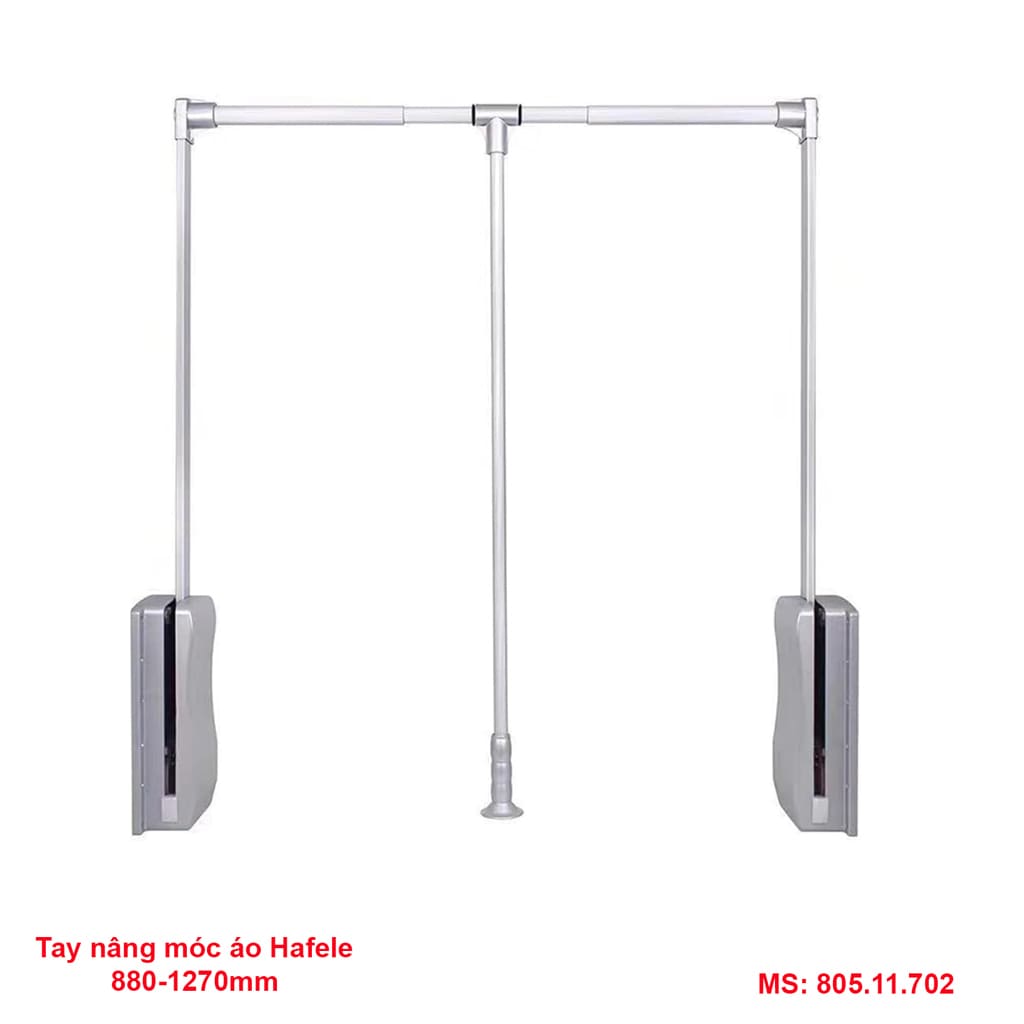 Tay nâng móc áo Hafele 880-1270mm 805.11.702