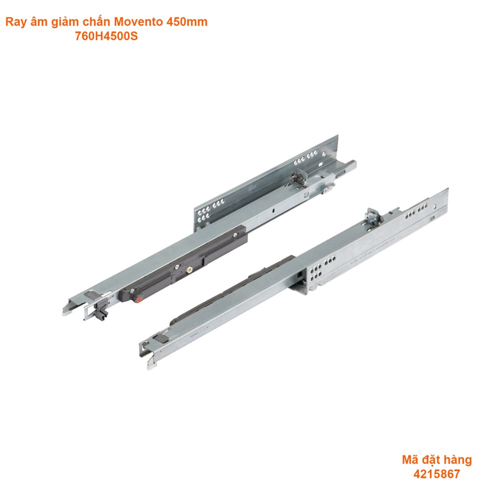 Ray âm giảm chấn blum movento 760H4500S 4215867