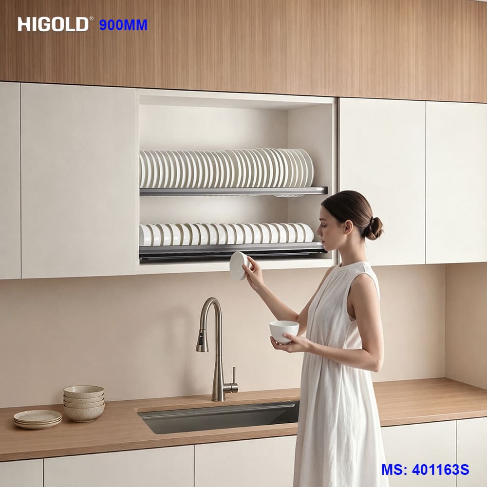 Giá bát cố định inox Higold 900mm 401163S
