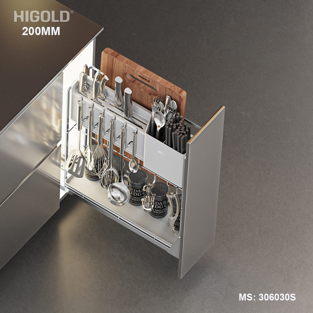 Giá dao thớt inox Higold Diamond 2.0 200mm 306030S