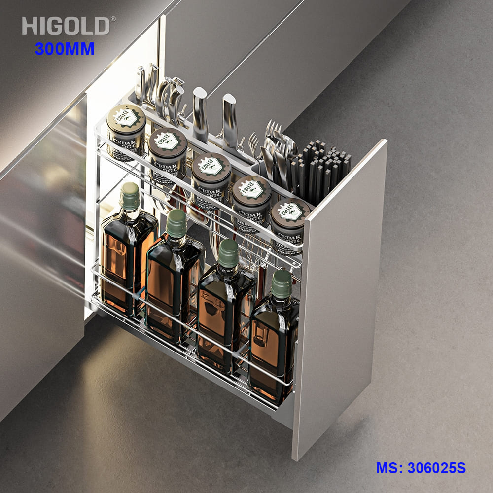 Giá dao thớt inox Higold Diamond 2.0 300mm 306025S