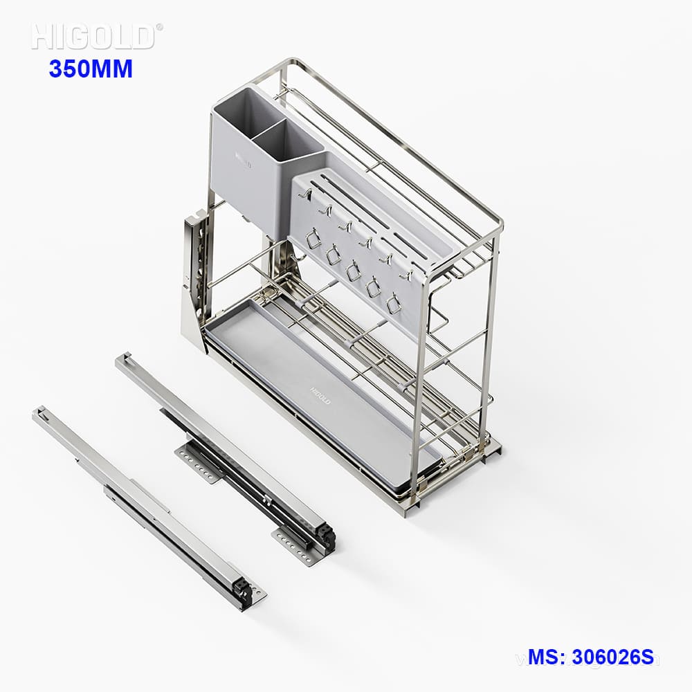 Giá dao thớt inox Higold Diamond 2.0 350mm 306026S