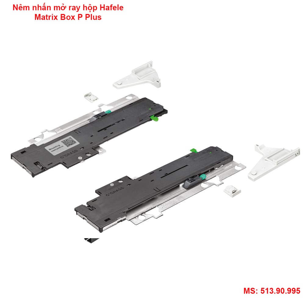 Nêm nhấn mở ray hộp Hafele Matrix Box P Plus 513.90.995