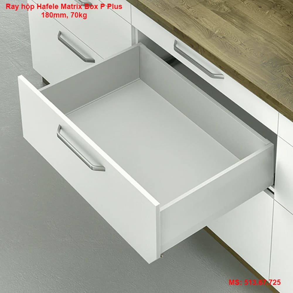 Ray hộp Hafele Matrix Box P Plus 180mm 513.67.725