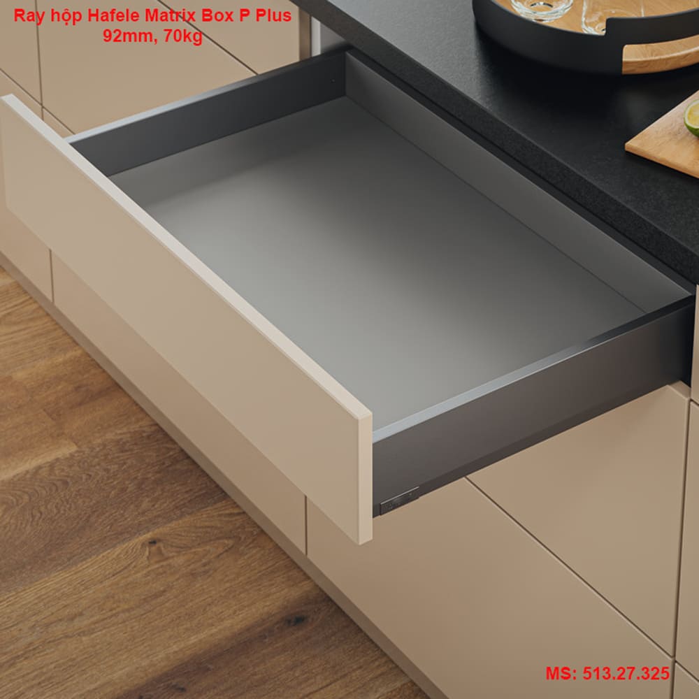 Ray hộp Hafele Matrix Box P Plus 92mm 513.27.325