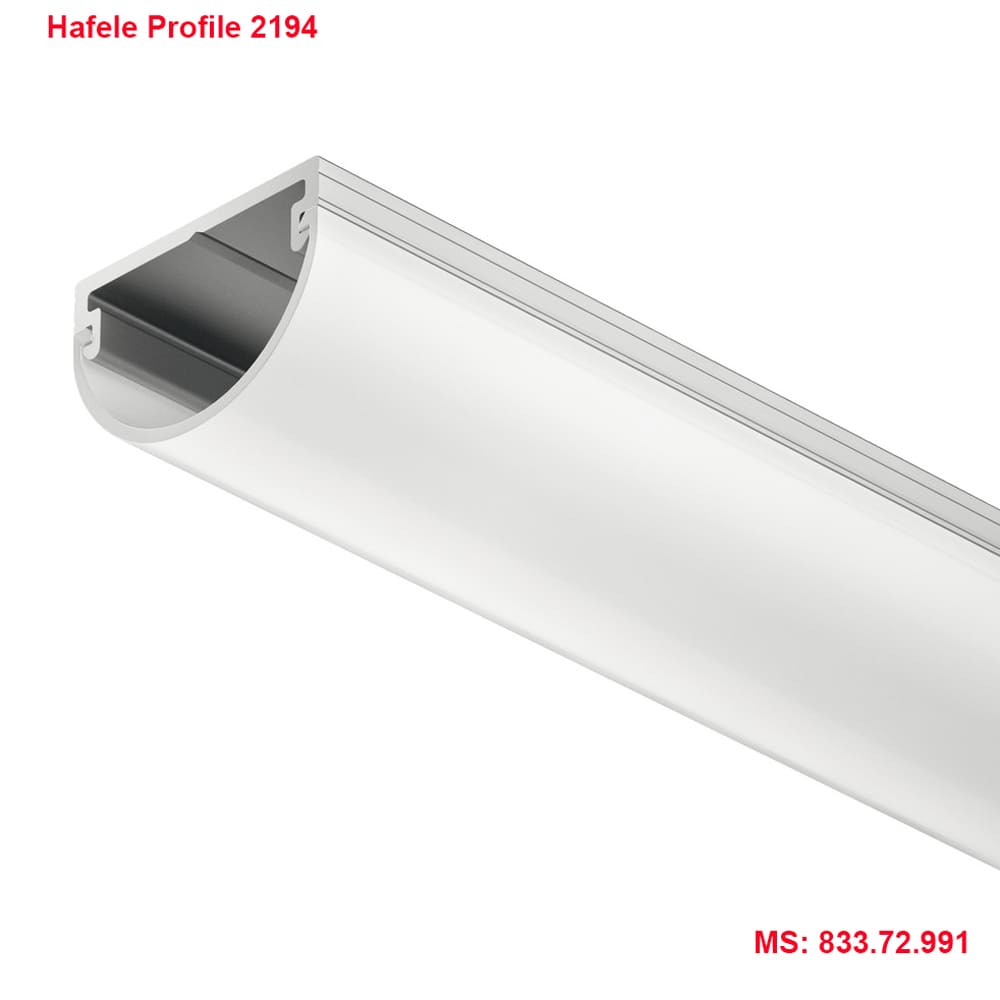 Thanh nhôm đèn led Hafele Profile 2194 833.72.991