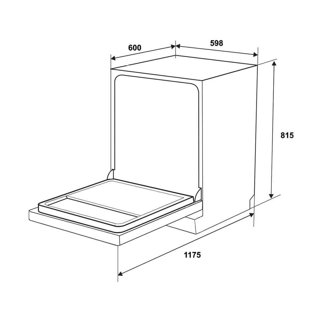 MÁY RỬA BÁT HAFELE HDW-B6054B 538.21.362