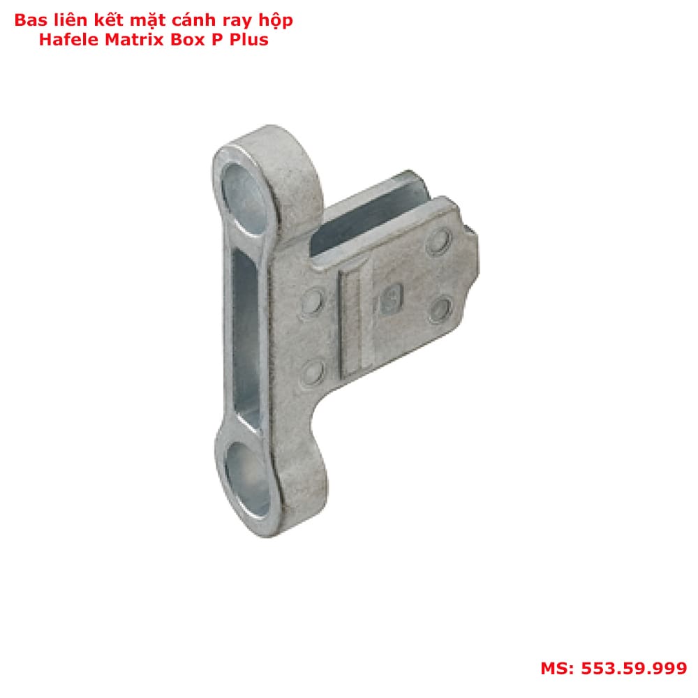 Bas liên kết mặt cánh ray hộp Hafele Matrix Box P Plus 553.59.999