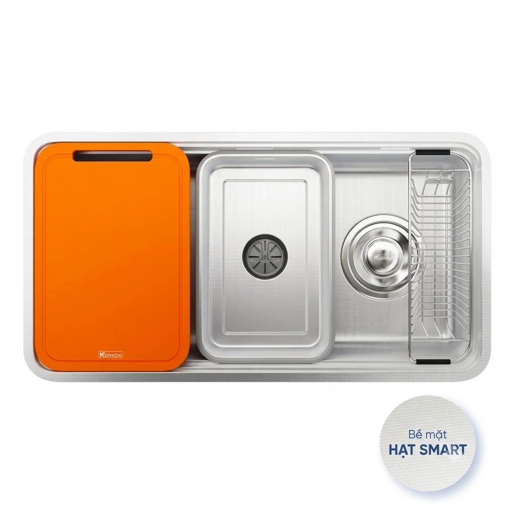 CHẬU RỬA BÁT KONOX TARI SMART 8847