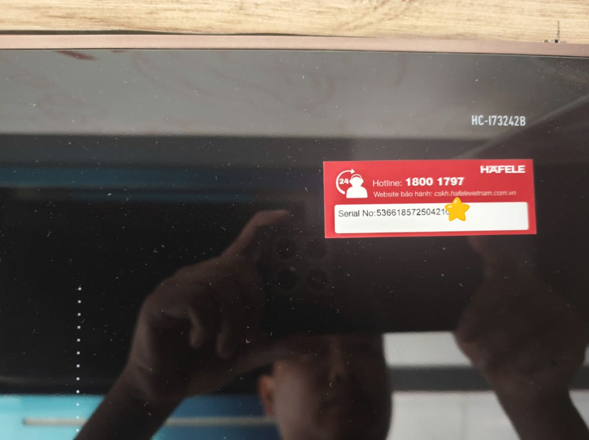 Tem bảo hành bếp từ hafele