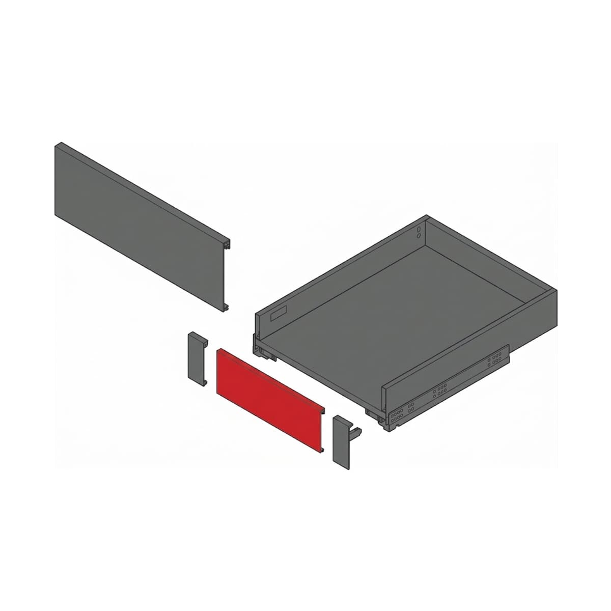 MẶT TRƯỚC RAY MATRIX BOX SLIM A XÁM 552.31.509